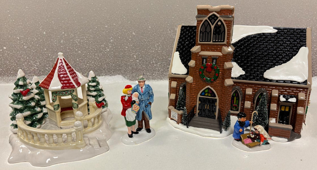 Holiday  Neighborhood in Snow Village