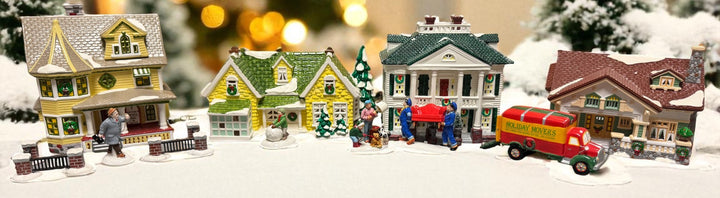 Holiday  Neighborhood in Snow Village