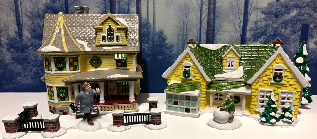 Holiday  Neighborhood in Snow Village
