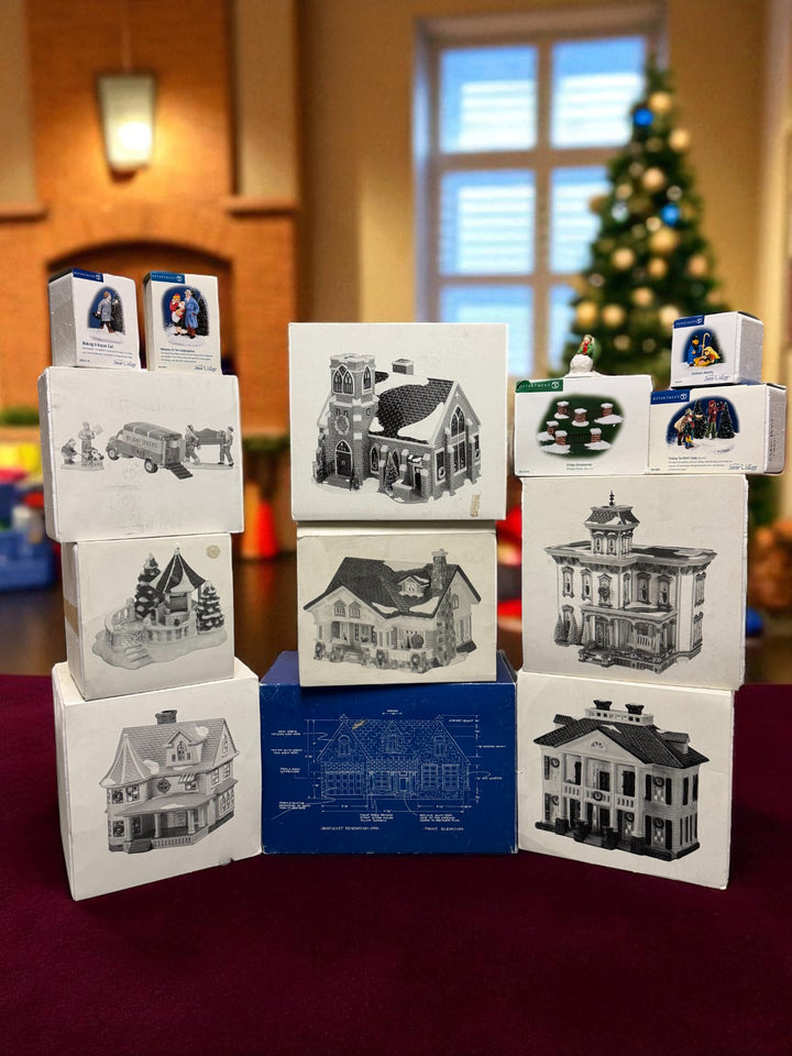 Holiday  Neighborhood in Snow Village