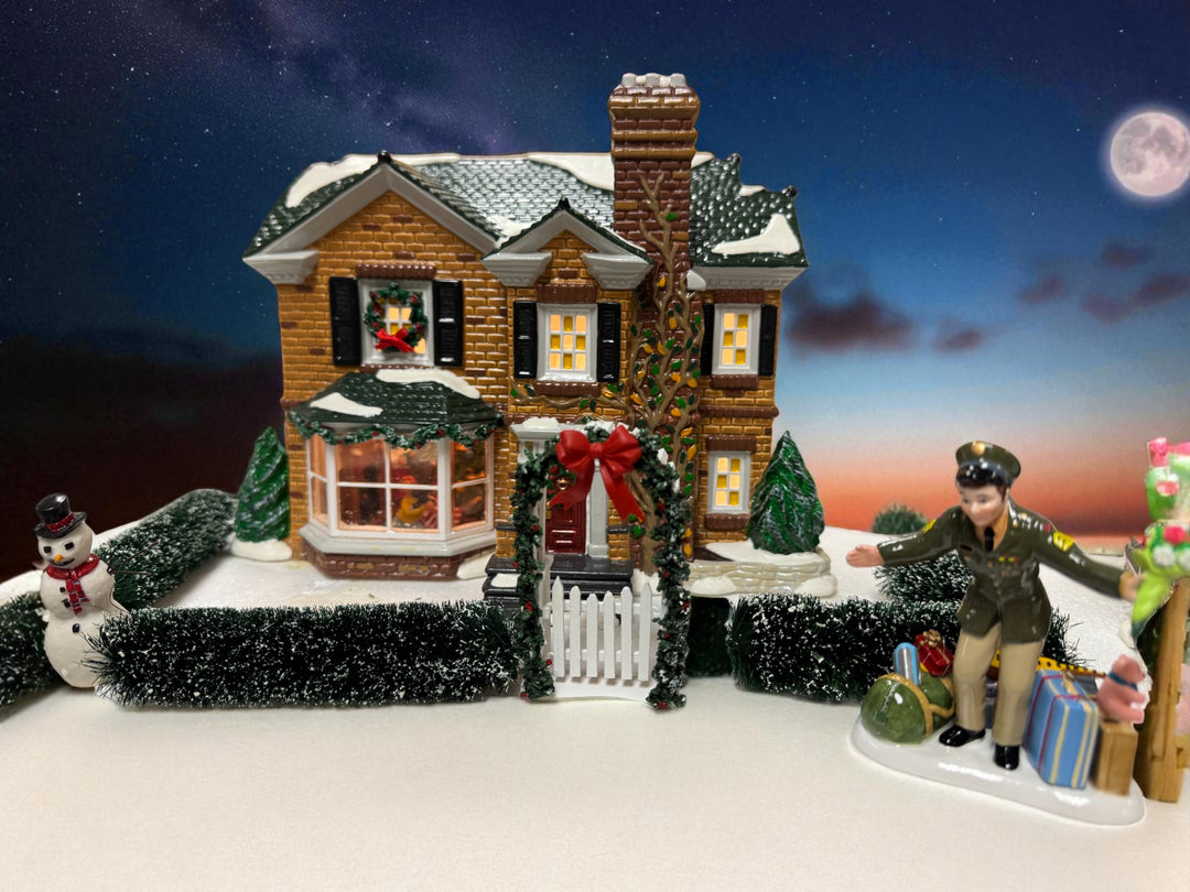A Cozy Snow Village
